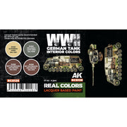 AK Interactive RCS126 Real Colors Set WWII German Tank Interior Colours
