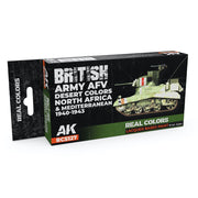 AK Interactive RCS127 Real Colors Set British Army AFV Desert Colours