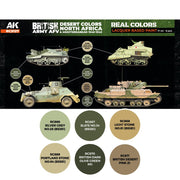 AK Interactive RCS127 Real Colors Set British Army AFV Desert Colours