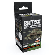 AK Interactive RCS128 Real Colors Set British Army AFV Colours