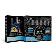 AK Interactive Artist Dense Acrylic Blue Color Set