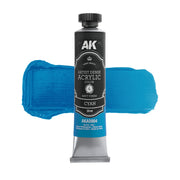 AK Interactive Artist Dense Acrylic Blue Color Set