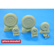 Plus Model 3009 1/32 Mig-21 Wheels Late Detail Set