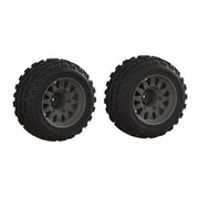 Arrma 1552 DBoots Diunner ST Tire Set Glued 2pcs Vorteks Mega