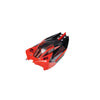 Arrma 1561 Typhon Grom BLX Body, Red and Black