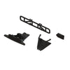 Arrma 1577 Lower Skid And Bumper Set Black Fury Mega