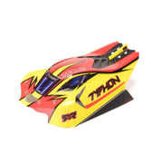 Arrma 2250 Yellow/Red Painted Body Typhon V4