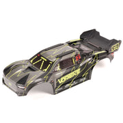 Arrma 2578 Vorteks 2wd 223S Painted Body with Hidden Body Mount Yellow/Black
