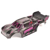 Arrma 2580 Vorteks 2wd 223S Painted Body with Hidden Body Mount Pink/Black