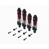Arrma ARA-2670 Assembled F/R Shock Set with 700cst Oil 4pcs Red