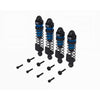 Arrma ARA-2671 Assembled F/R Shock Set with 700cst Oil 4pcs Blue