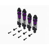 Arrma ARA-2762 Assembled F/R Shock Set with 700cst Oil 4pcs Purple