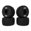 Arrma ARA-3115 dBoots Chevron MT Glued Tyre Set Black Grom