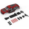 Arrma Gorgon 223S Painted Body Set Red/Black