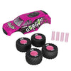 Arrma 3987 Gorgon Grom Body Bundle with Painted Body Wheels and Springs Pink