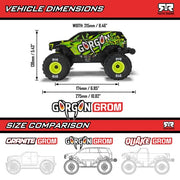 Arrma 1/16 Gorgon Grom 4X4 Monster Truck (Yellow) ARA2130T1