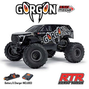 Arrma Gorgon MEGA 550 2wd RC Monster Truck Gunmetal ARA3230ST3