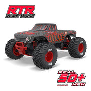 Arrma Quake 223S BLX DSC 1/10 2WD Monster Truck RTR Red ARA3537T1
