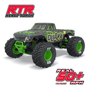 Arrma Quake 223S BLX DSC 1/10 2WD Monster Truck RTR Green ARA3537T2