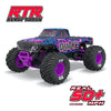 Arrma Quake 223S BLX DSC 1/10 2WD Monster Truck RTR Purple ARA3537T3