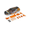 Arrma ARA402357 Painted Body with Decals Installed Orange Gorgon