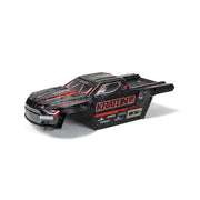 Arrma ARA409010 Kraton 8S Painted Decalled Trimmed Body Black with Red Decals