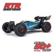 Arrma Typhon 223S DSC 4X4 BLX 1/8 RC Buggy RTR Blue/Yellow ARA4306V4T4
