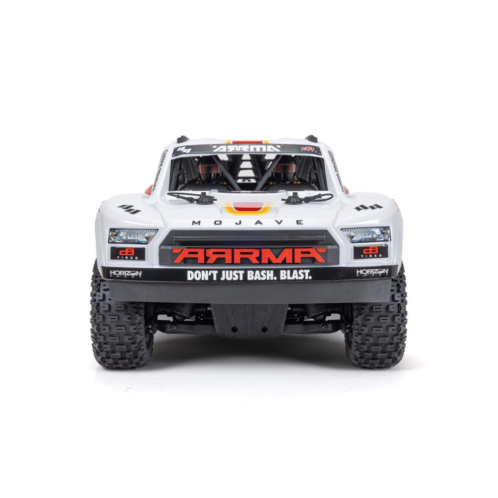 Arrma 1/8 Mojave 4X4 BLX 4S Desert Truck (White/Red) ARA4404T1