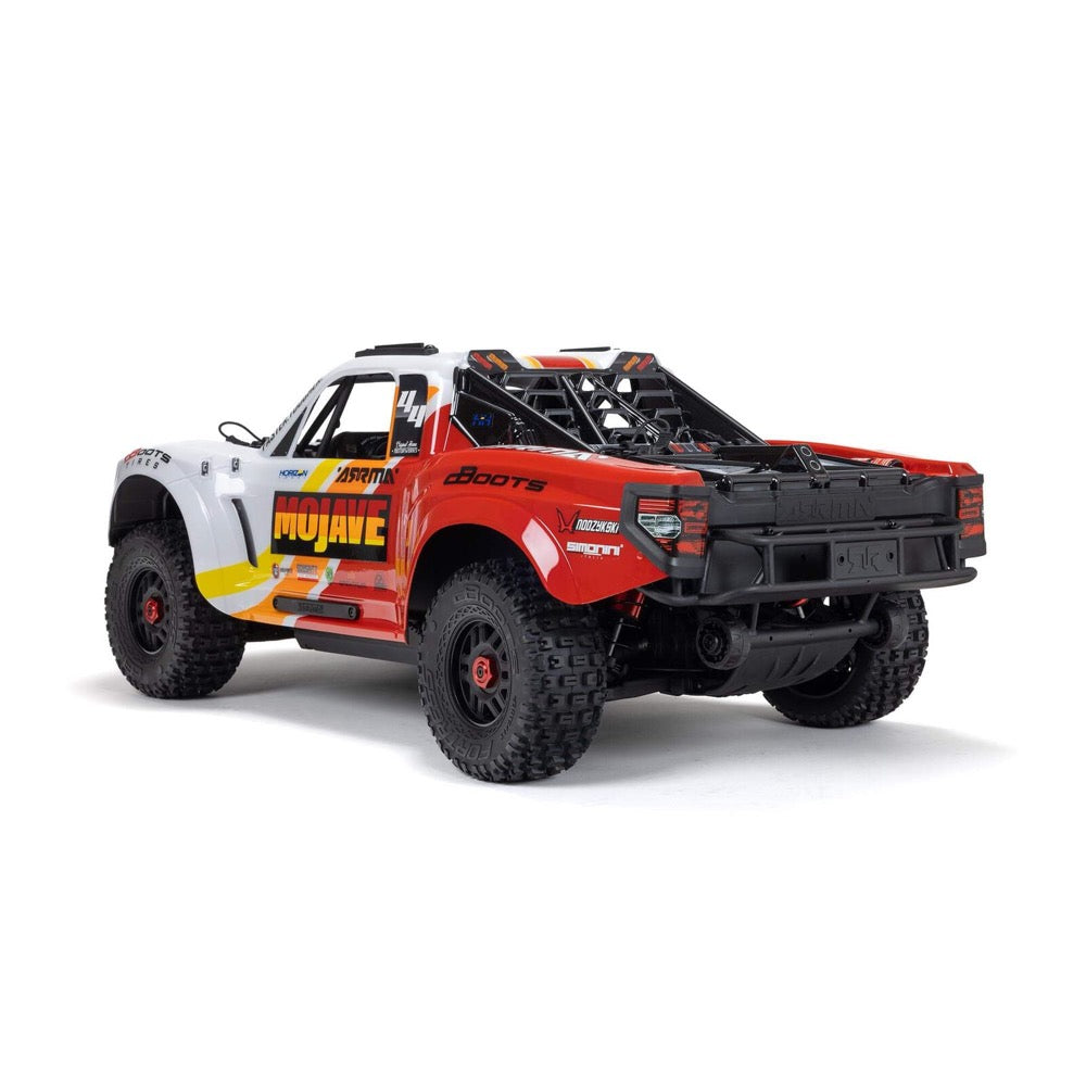 Arrma 1/8 Mojave 4X4 BLX 4S Desert Truck (White/Red) ARA4404T1