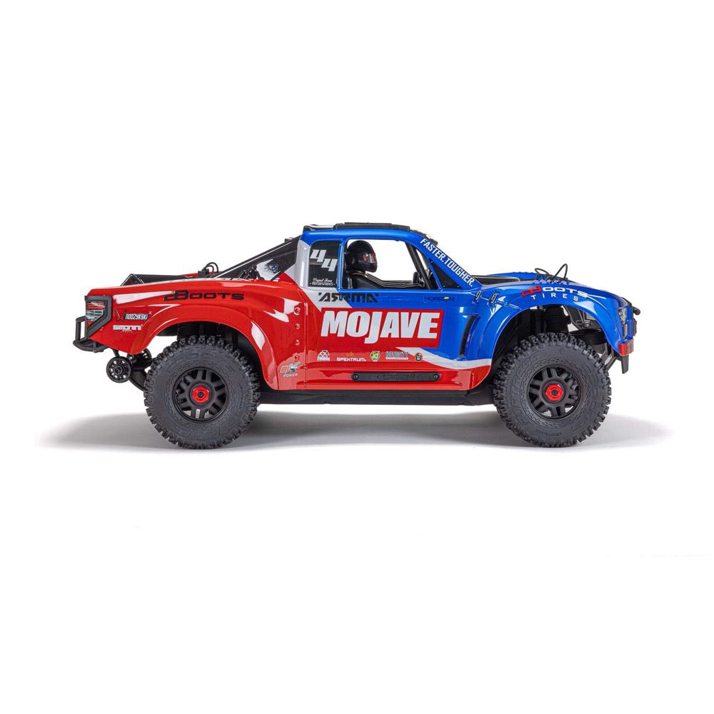 Arrma 1/8 Mojave 4X4 BLX 4S Desert Truck (Blue/Red) ARA4404T2