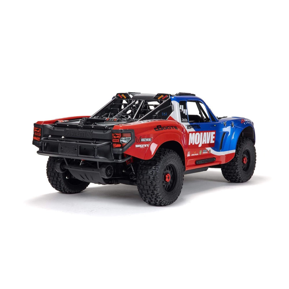 Arrma 1/8 Mojave 4X4 BLX 4S Desert Truck (Blue/Red) ARA4404T2