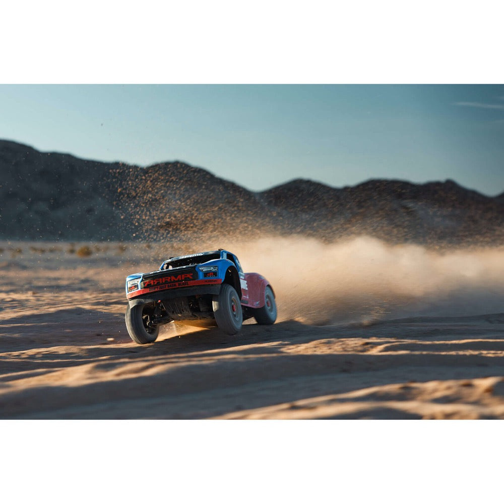 Arrma 1/8 Mojave 4X4 BLX 4S Desert Truck (Blue/Red) ARA4404T2