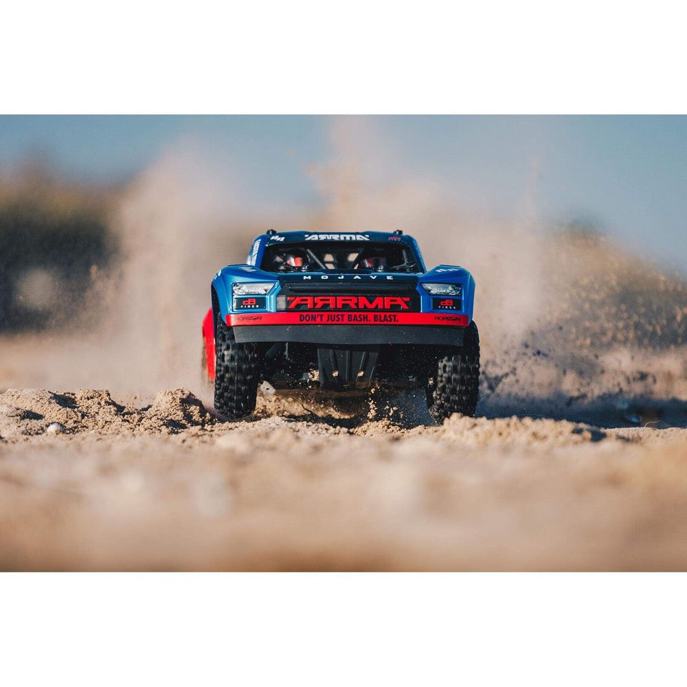 Arrma 1/8 Mojave 4X4 BLX 4S Desert Truck (Blue/Red) ARA4404T2
