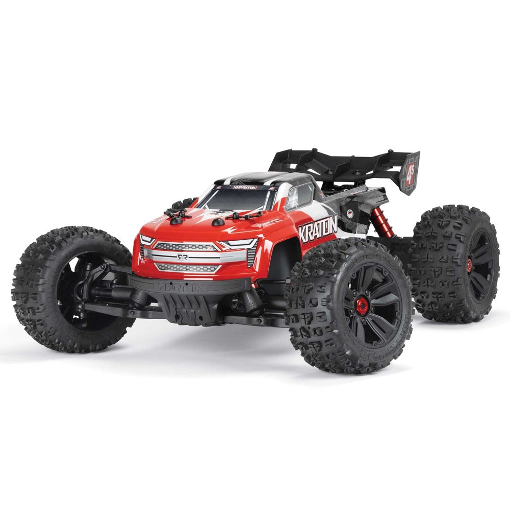Arrma Kraton V2 4X4 BLX 4S RC Speed Monster Truck RTR Red ARA4408V2T3