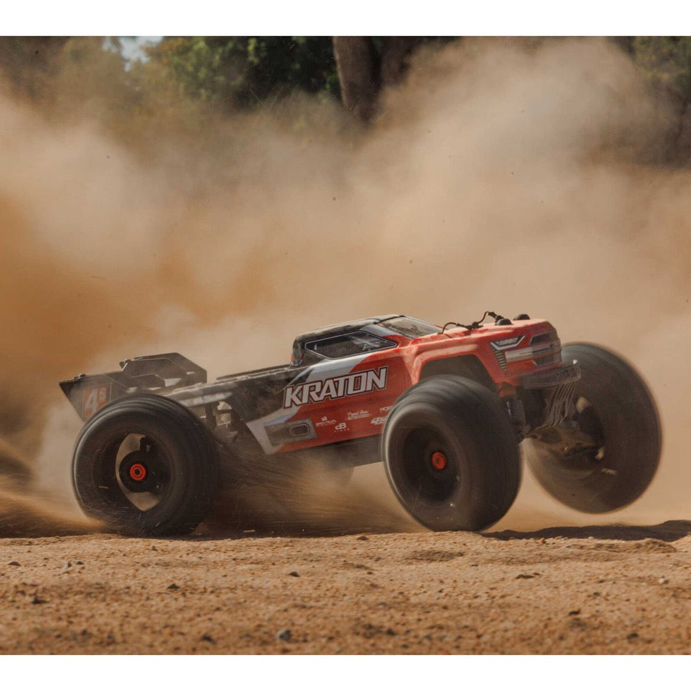 Arrma Kraton V2 4X4 BLX 4S RC Speed Monster Truck Red ARA4408V2T3