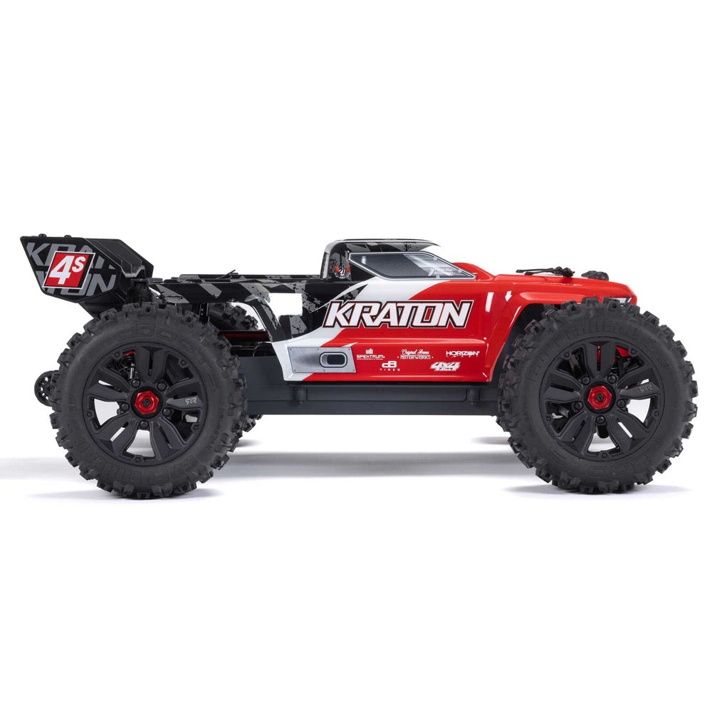 Arrma Kraton V2 4X4 BLX 4S RC Speed Monster Truck Red ARA4408V2T3