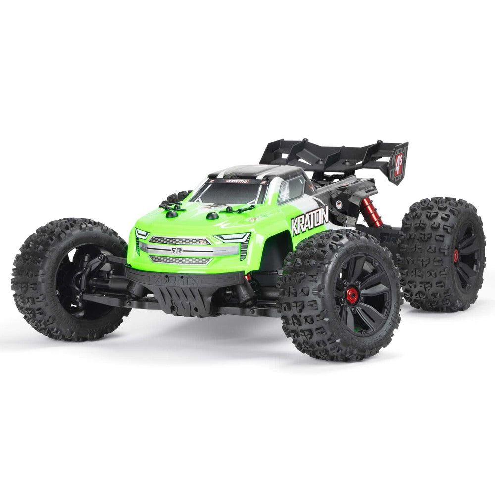 Arrma Kraton V2 4X4 BLX 4S RC Speed Monster Truck RTR Green ARA4408V2T4