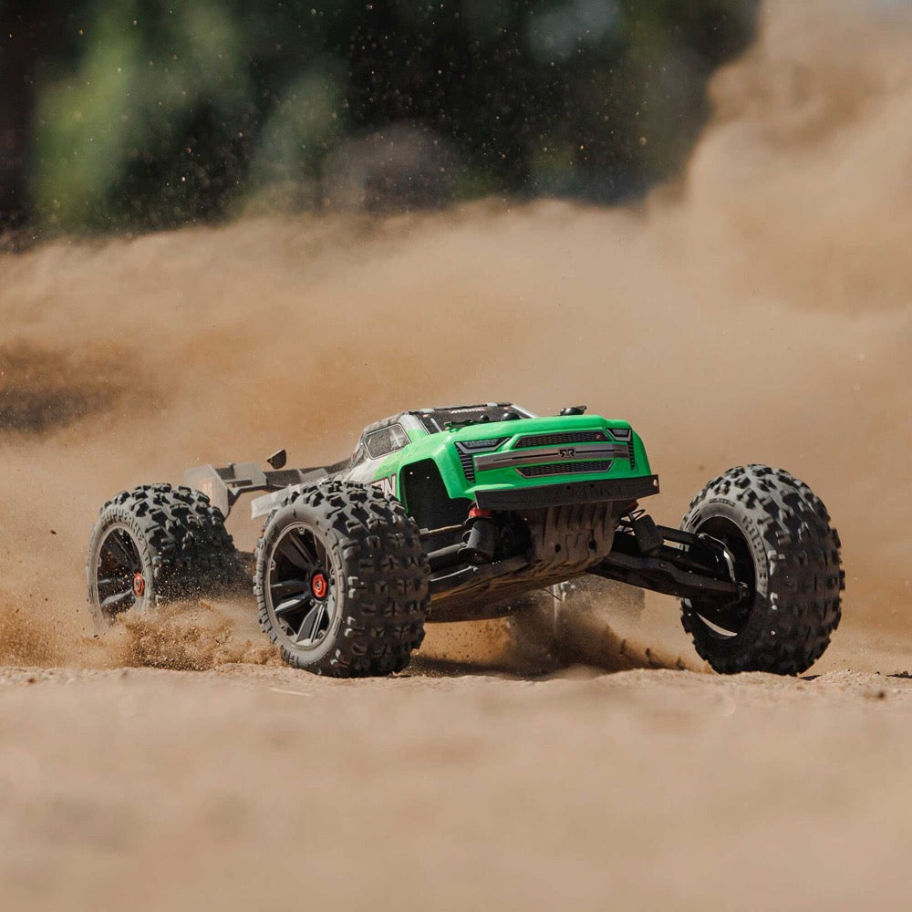 Arrma Kraton V2 4X4 BLX 4S RC Speed Monster Truck Green ARA4408V2T4