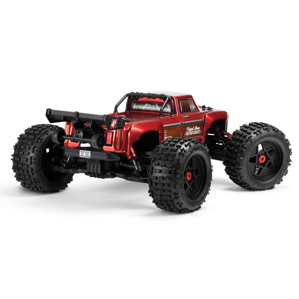 Arrma Outcast V2 4X4 BLX 4S RC Stunt Truck Red ARA4410V2T4