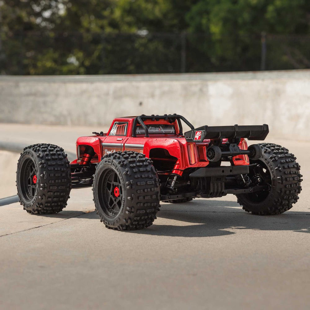Arrma Outcast V2 4X4 BLX 4S RC Stunt Truck Red ARA4410V2T4