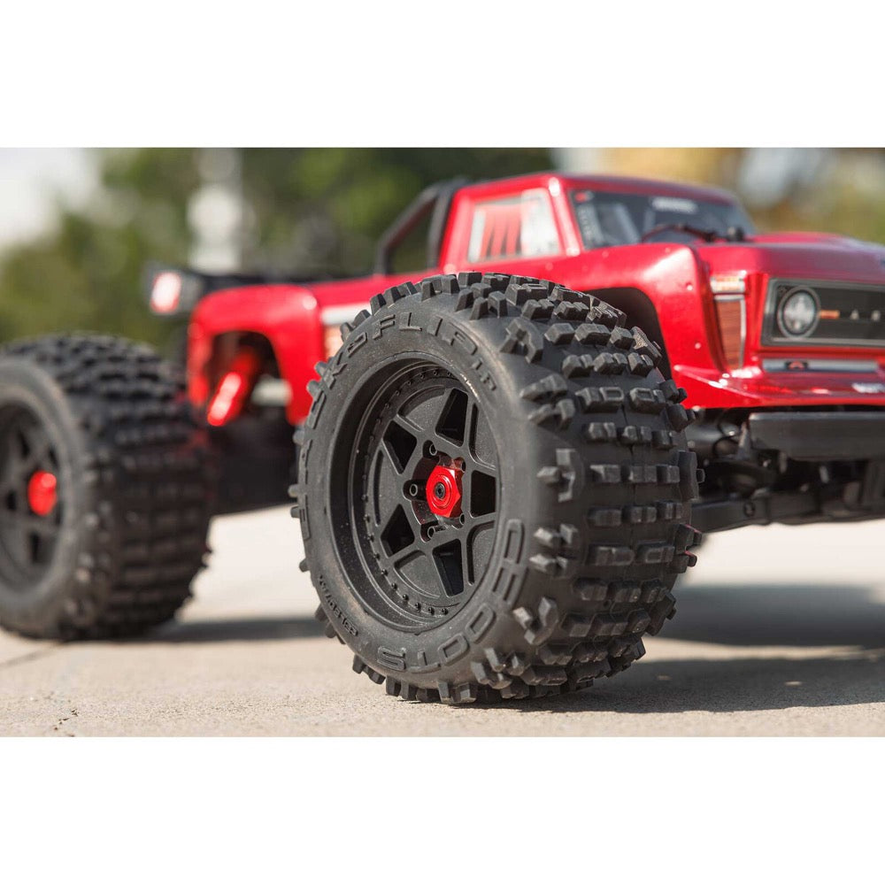Arrma Outcast V2 4X4 BLX 4S RC Stunt Truck Red ARA4410V2T4
