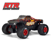 Arrma Quake 4S BLX 1/8 4WD Monster Truck (Black/Red)