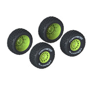 ARRMA ARA550115 dBoots Fortness Tire Set Glued Yellow 4pcs Grom