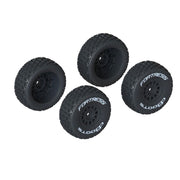 ARRMA ARA550117 dBoots Fortness Tire Set Glued Black 4pcs Grom