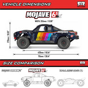 Arrma Mojave 6S BLX V3 1/7 Desert Truck (Beige)