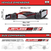 Arrma Limitless 120 8S BLX 4X4 Speed Machine RTR with AVC Red/Black ARA7816T1
