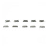 Artesania 8733 Cleat 9mm Metal (10) Wooden Ship Accessory