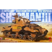 Asuka 35017 1/35 British Army Sherman 3 Direct Vision Type with Early VVSS