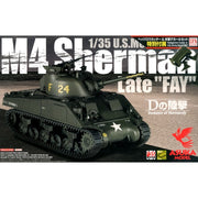 Asuka 35032 1/35 U.S. Medium Tank M4 Sherman Late FAY