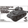 Asuka 1/35 U.S. Medium Tank M4 Composite Sherman Late Cognac